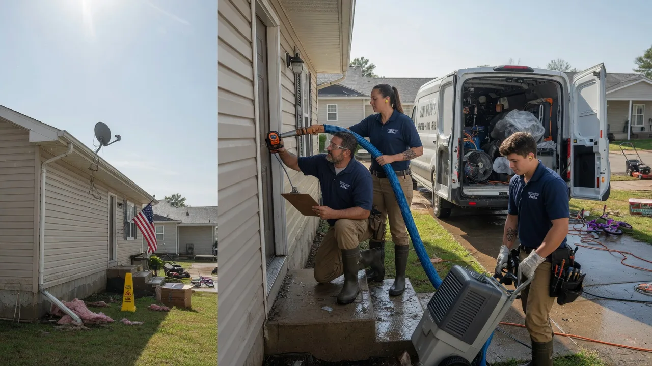 Ceiling Water Damage Restoration in Sheyenne, ND near me